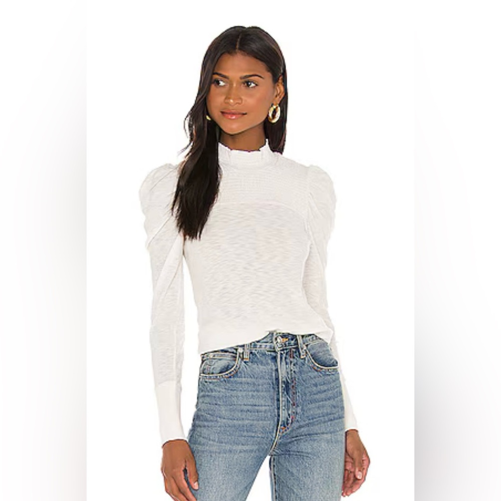 Nation LTD | Zahara Femme Mock Neck | Off White | Large |‎ Excellent Condition!